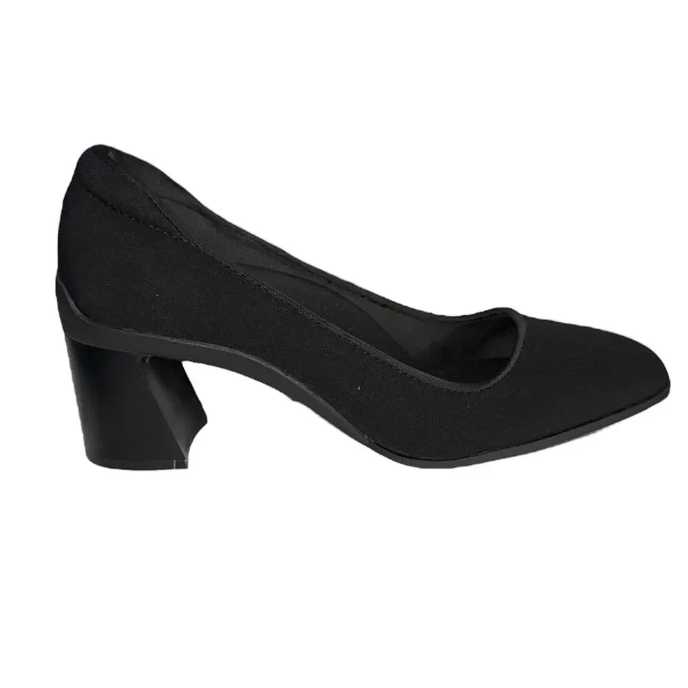 Aerosoles Casta Mid Heel Pump MSRP $89 Black Stretch Fabric Women's Size 9 - Picture 2 of 6